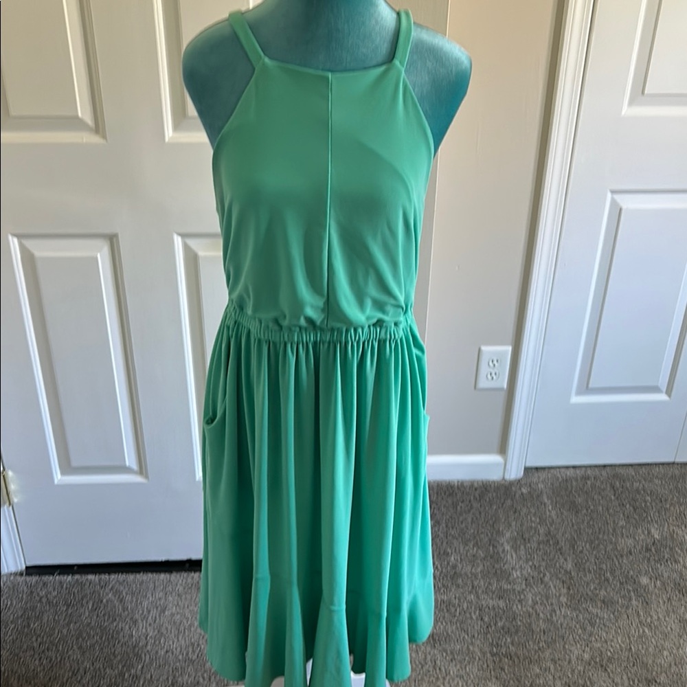 Torrid green mini dress, size 0 or large